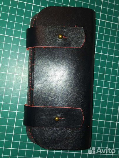 Кожаный чехол для телефона ручная работа
