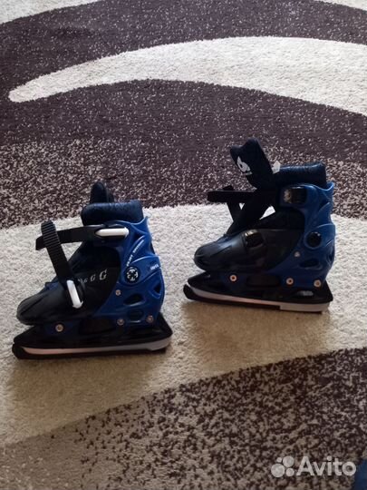 Коньки детские раздвижные 33 36