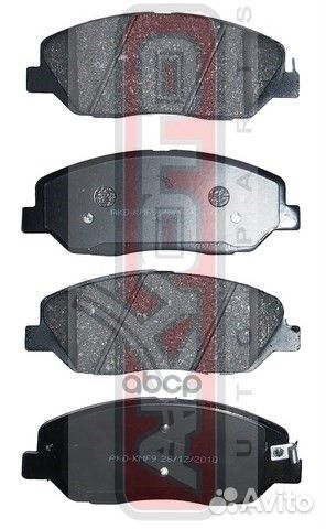 Колодки тормозные дисковые передние AKD-KMF9 AK