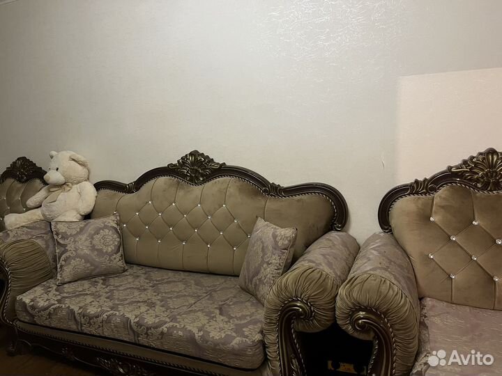 Диван два кресла раскладной бу