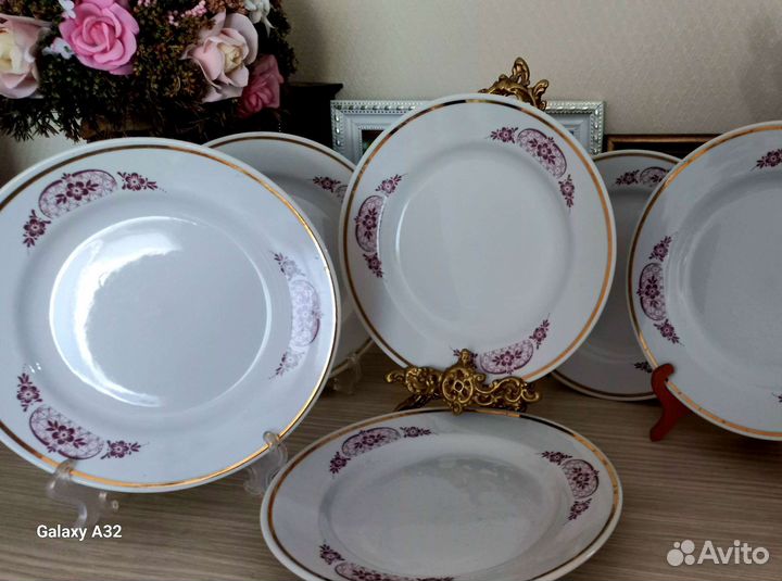 Тарелочки, вирбилки. Винтаж