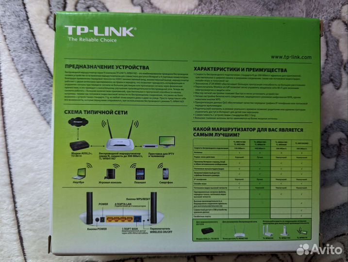 Wi-Fi роутер TP-link 841ND
