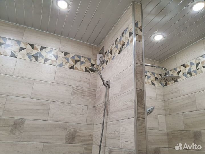 Укладка кафеля / плитки Ремонт санузла в квартире