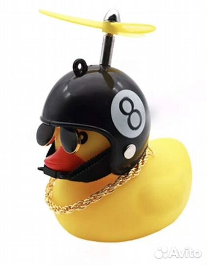 Уточка фигурка в машину, на шлем, гусь фигурка