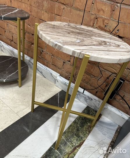 Журнальный стол мраморный