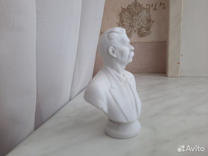Статуэтка бюст Максим Горький фарфор бисквит, лф