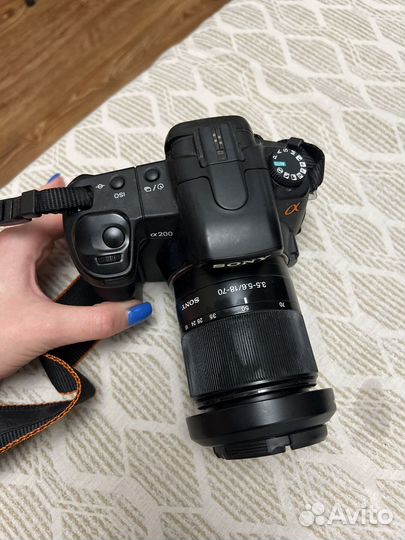 Компактный фотоаппарат sony a200