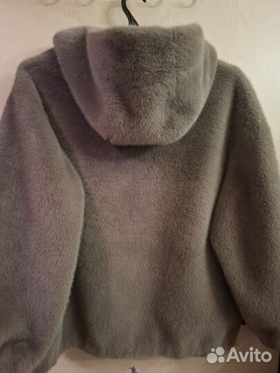 Новая натуральная шубка из кролика рекс 54-56