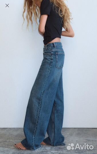 Джинсы zara 34
