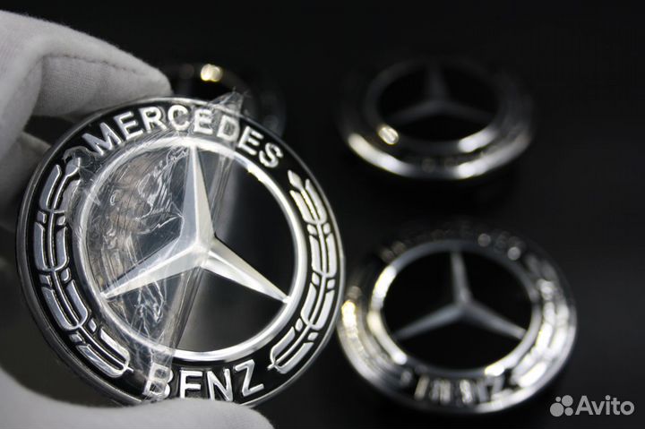 Заглушки на литые диски Mercedes