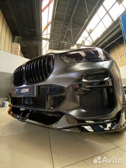 BMW G05 NEW губа на бампер