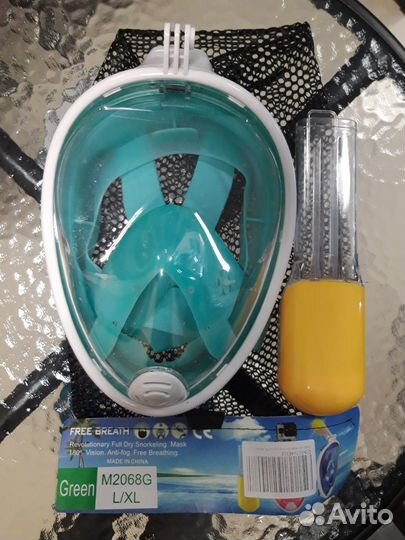 Маска для подводного плавания взрослая