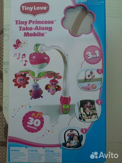 Мобиль для кроватки tiny love princess