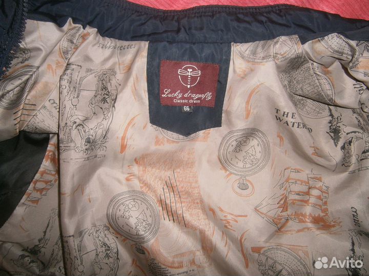 Куртка демисезонная мужская р.66