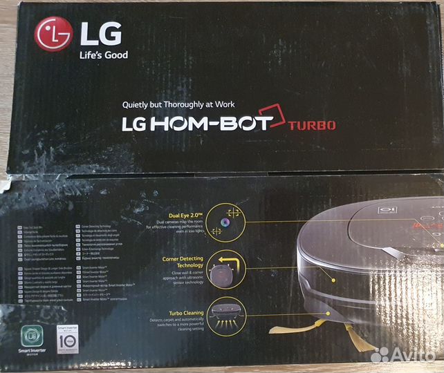 Робот-пылесос LG (влажная и сухая уборка)