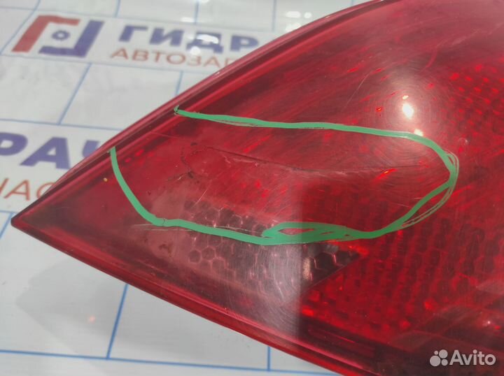 Фонарь задний правый Peugeot 308 (T7) 6351CV. Дефе