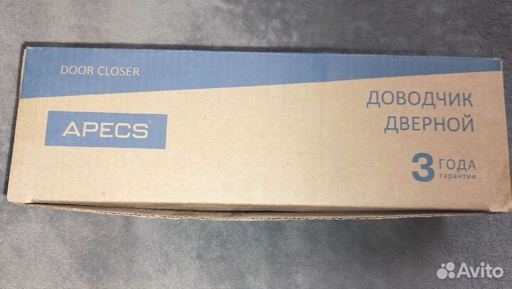 Новый доводчик дверной верхний Apecs белый