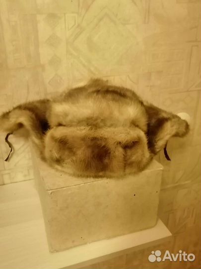 Норковая шапка ушанка-трансформер СССР