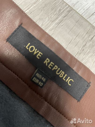 Кожаная юбка