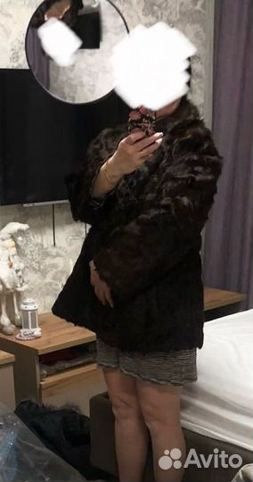 Шуба из козла 44-46 размер винтаж