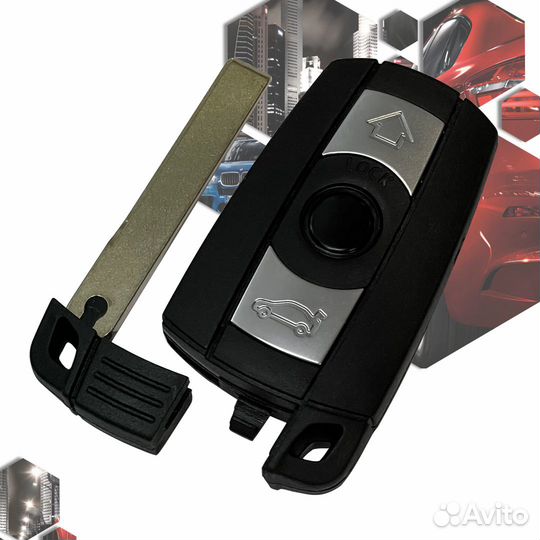 Корпус ключа бмв + вставка ключа HU92