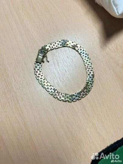 Мужской золотой браслет