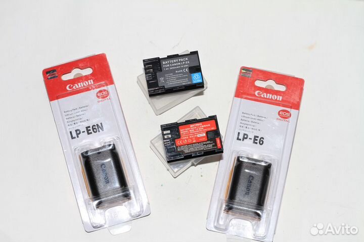 Аккумуляторы для Canon LP-E6