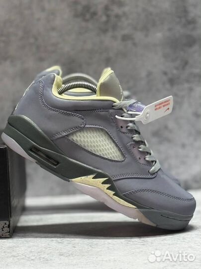 Кроссовки Nike PSG x Air Jordan 5 Low (Арт.36465)
