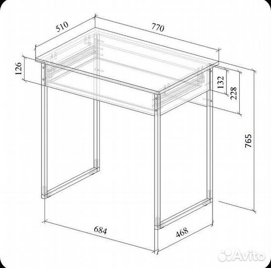 Письменный стол компьютерный
