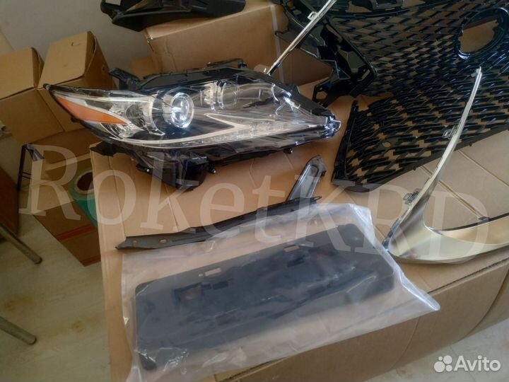 Рестайлинг Lexus ES 2011-14 в 2015-2018 F-sport