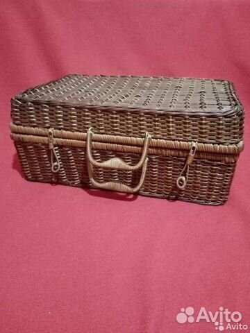 Плетеный чемодан