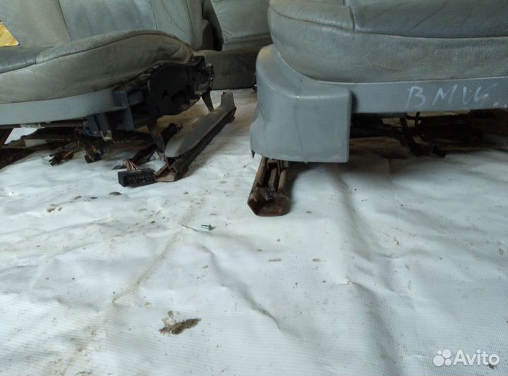 BMW X5 E53 салон сиденья кожаные