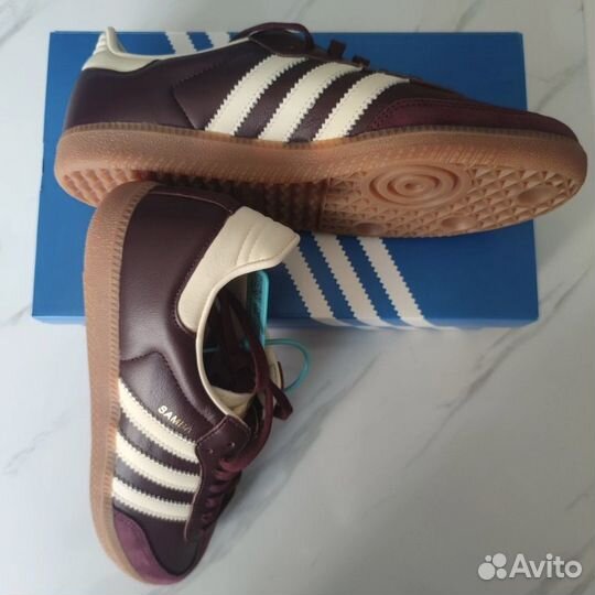 Adidas samba OG maroon оригинал