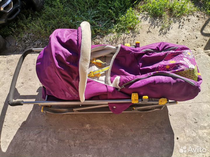 Детские санки коляска Ника