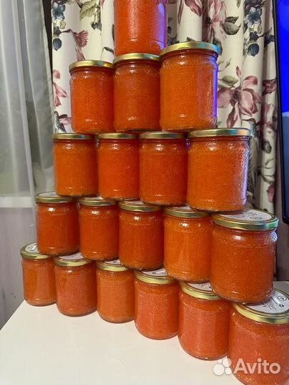 Красная икра форели