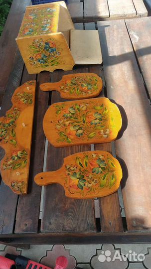 Кухонный настенный деревянный набор