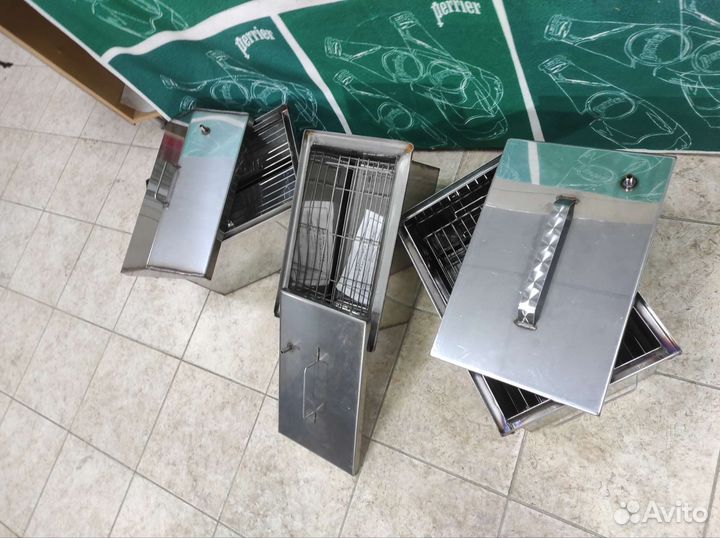 Коптильня горячего копчения из нержавейки