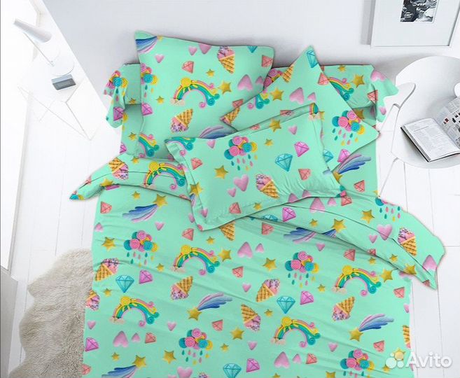 Постельное бельё 1,5 сп Непоседа