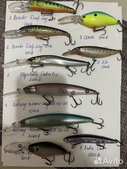 Воблеры бу