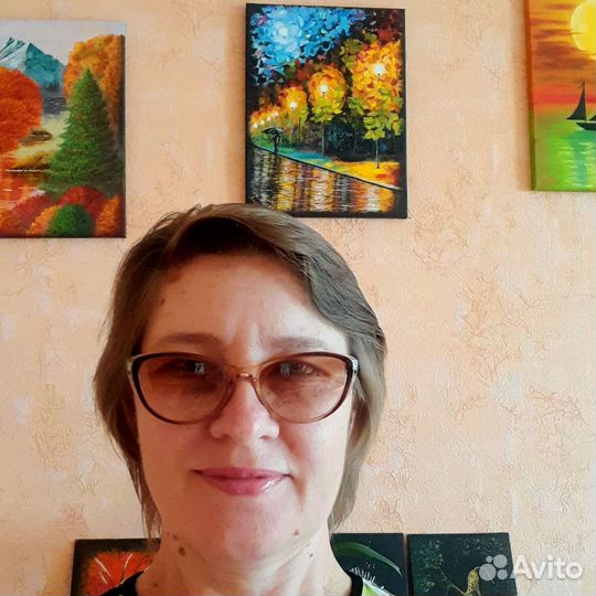 Картина маслом на картоне 20*20 см дельфин море