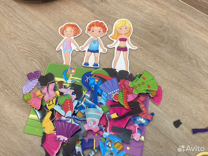 Магнитная кукла с одеждой