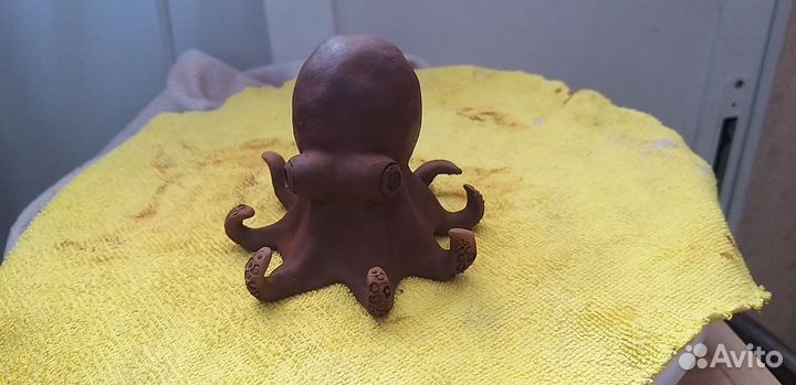 Глина брауни для ручной и гончарной лепки