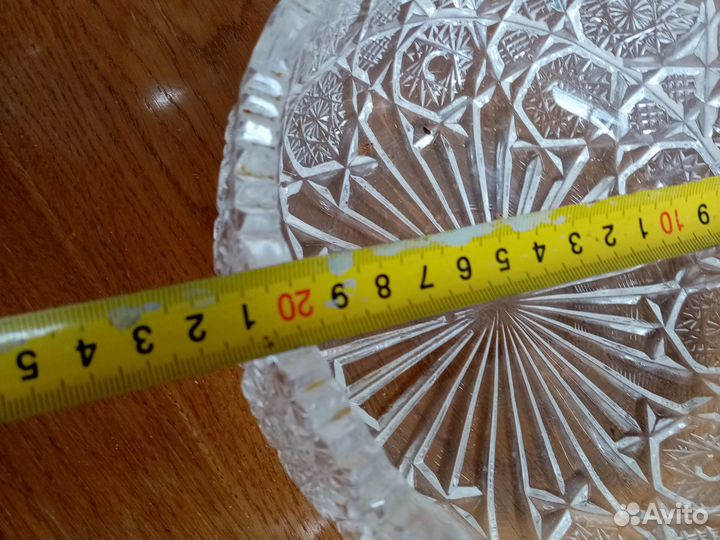 Салатник хрустальный