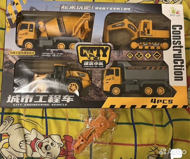 Набор игрушек, набор больших машинок