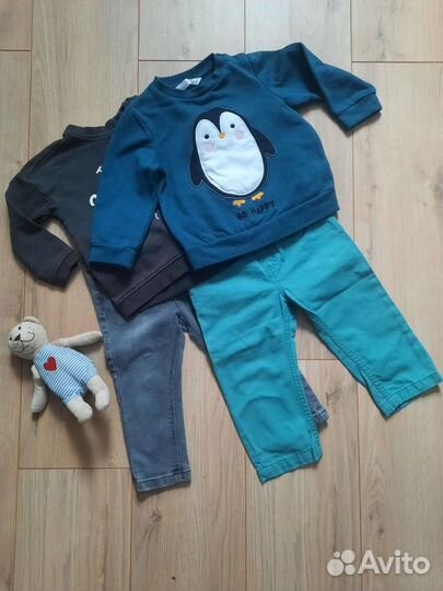 Свитшот, джинсы, 86 размер