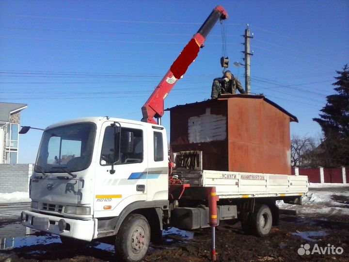 Услуги манипулятора 2,5 тонны