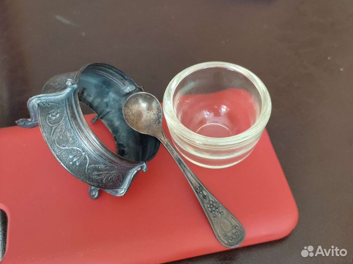 Солонка мельхиор СССР