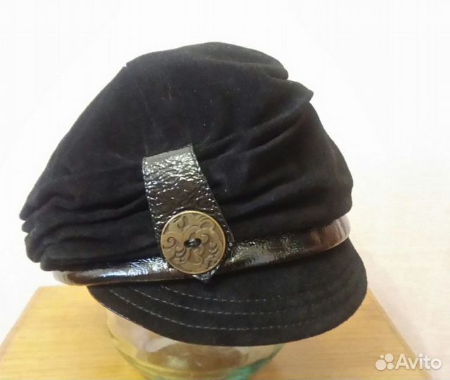 Кепка замшевая