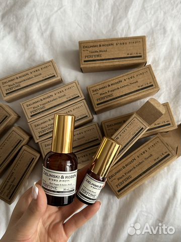 Zielinski rozen духи black pepper, vanilla blend