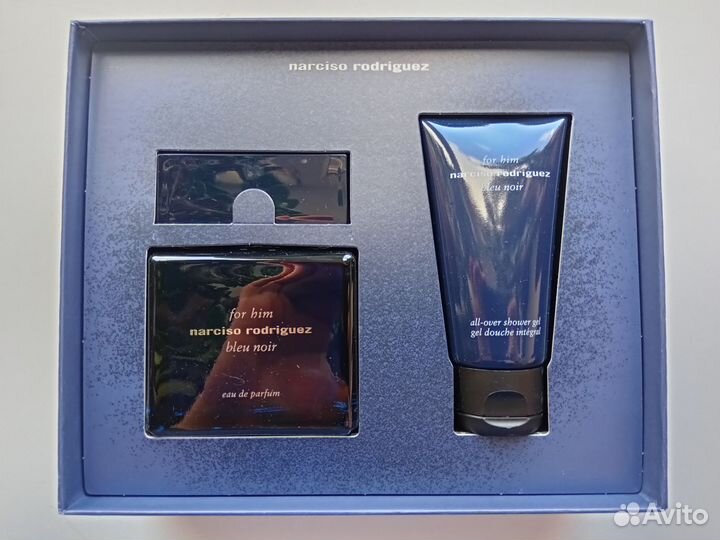 Narciso rodriguez набор for him bleu noir